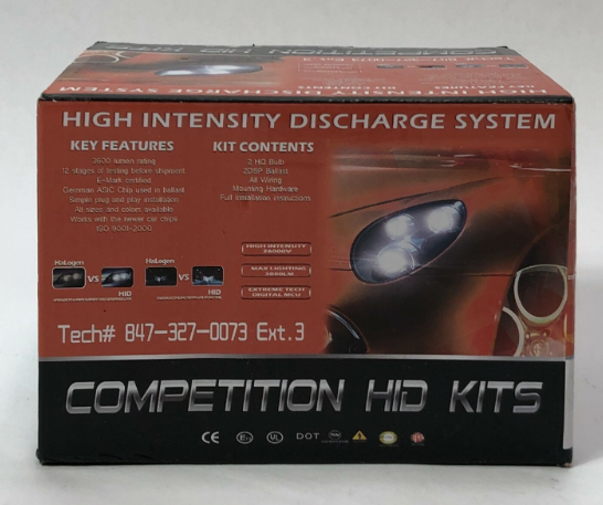Race Sport High-Intensity Discharge System Competition HD 10000K Kit C9007H/L-10K