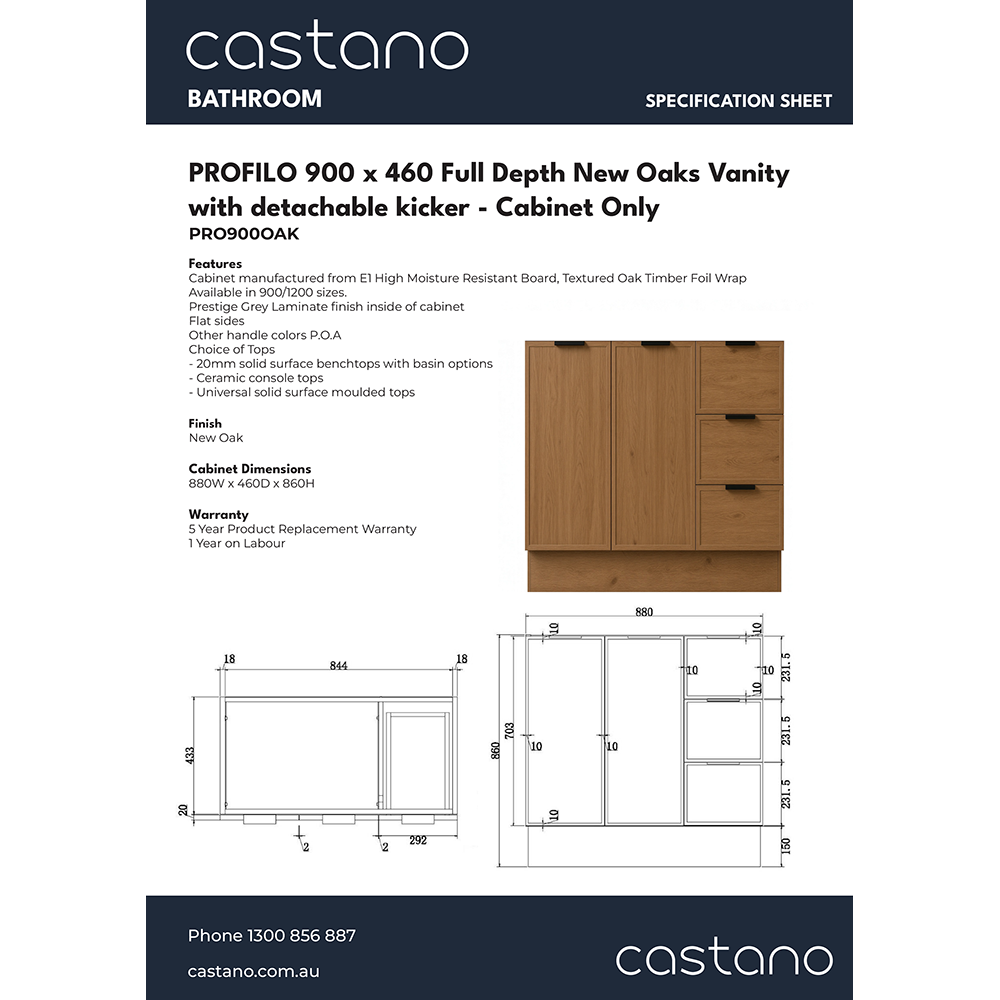 PRO900KROAK PROFILO 900 Full Depth Kicker Vanity Oak.png