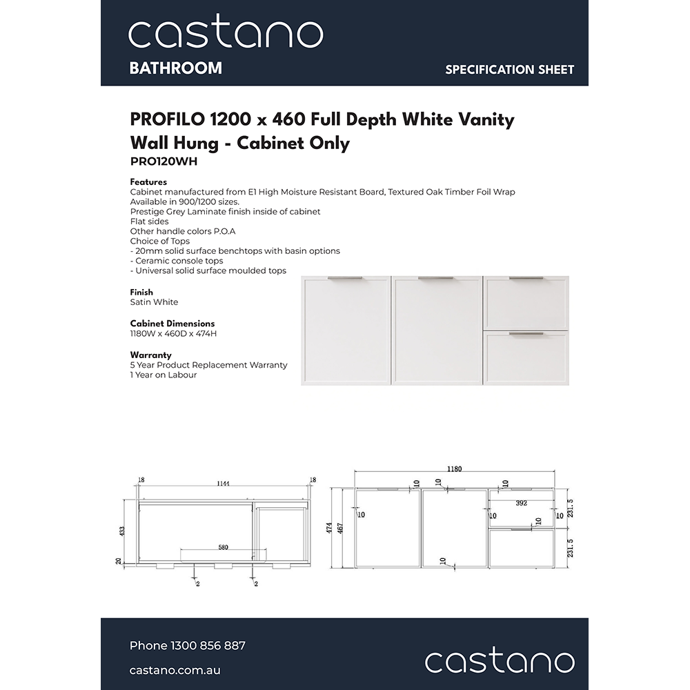 PRO120WH PROFILO 1200 Full Depth Wall Hung Vanity White.png