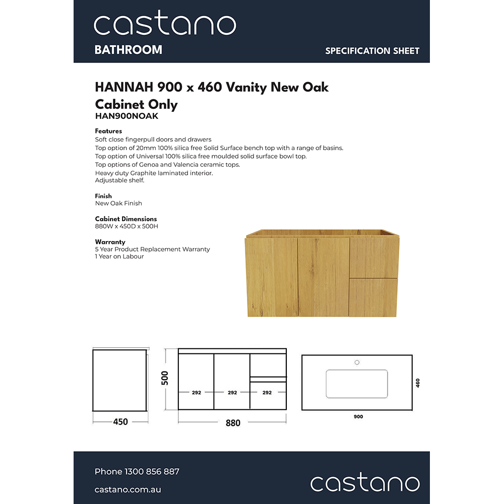 HAN900NOAK Hannah 460mm Full Depth Vanity.png