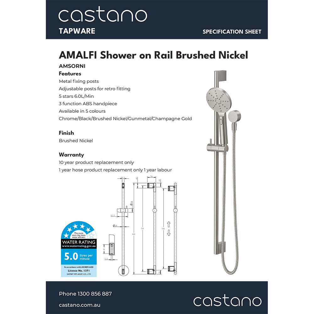 AMSORNI Amalfi Shower on Rail Brushed Nickel.png