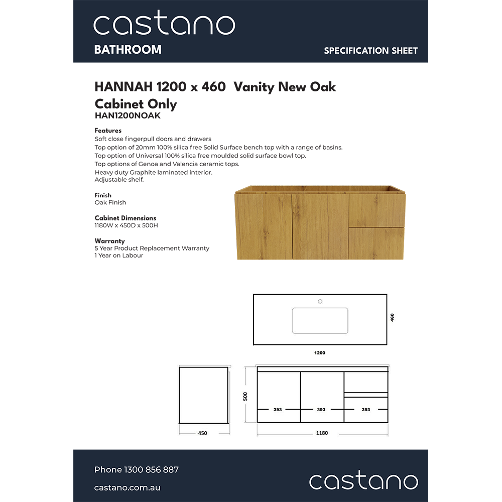 HAN1200NOAK Hannah 460mm Full Depth Vanity.png