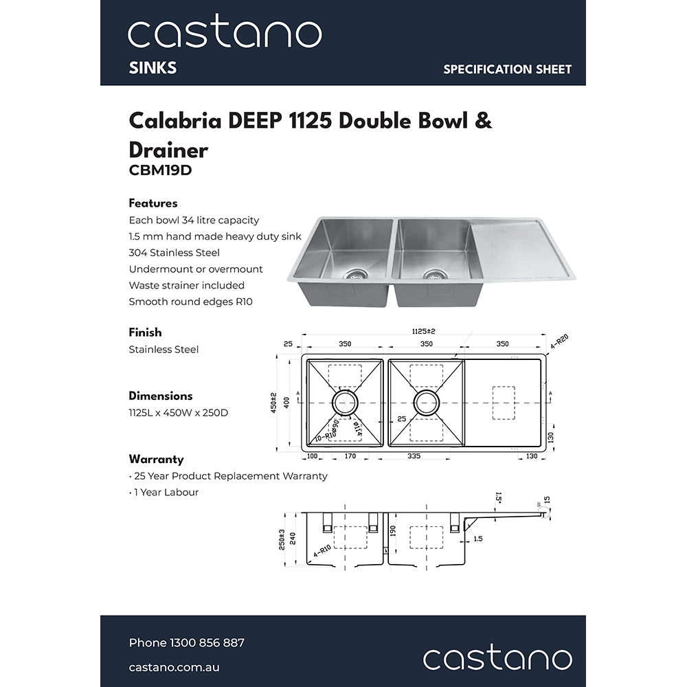 CBM19D Deep Calabria 1125 Double Bowl & Drainer.png