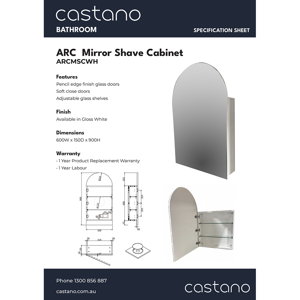 ARCMSCWH ARC Mirror Shave Cabinet.png