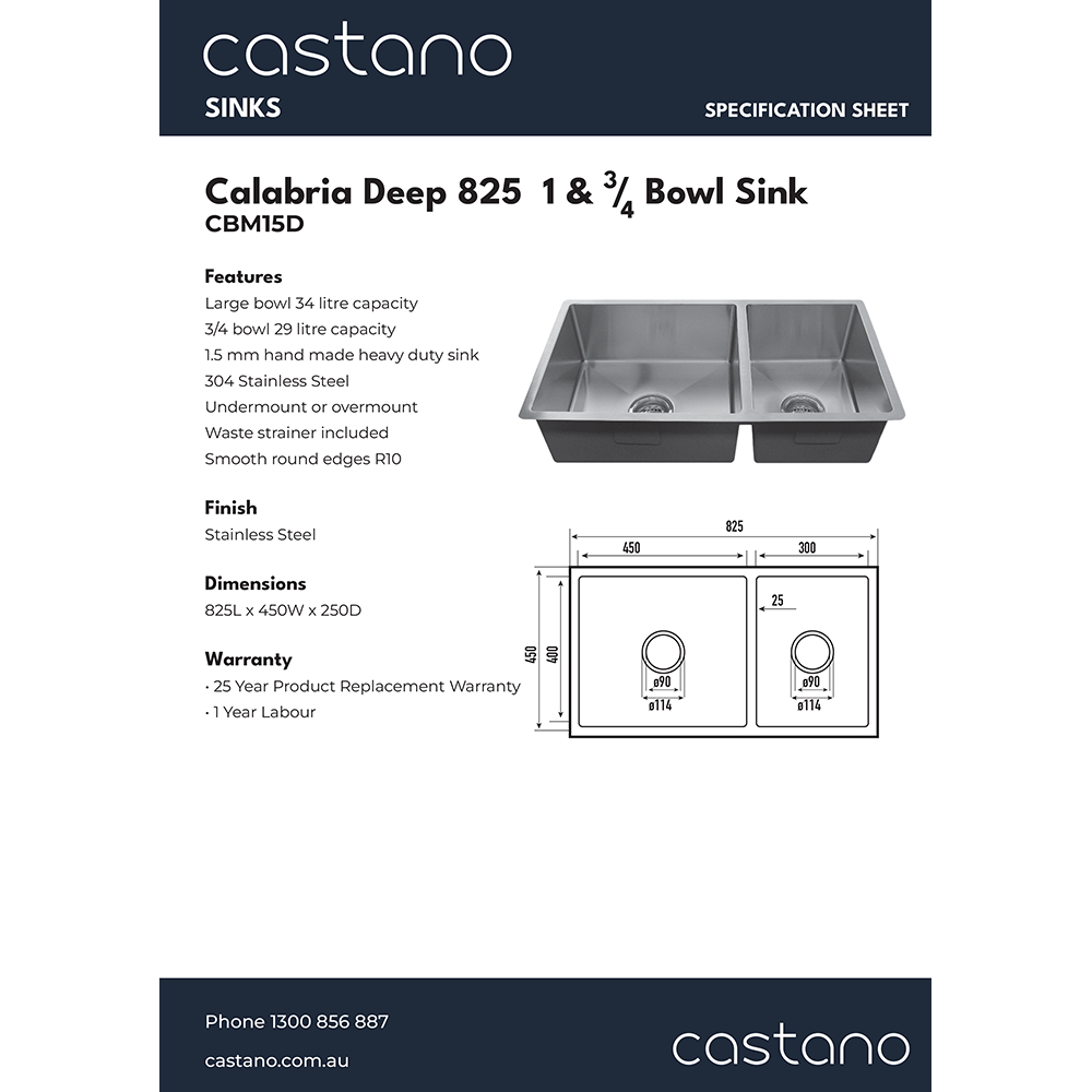 CBM15D Deep Calabria 825 1 & 3.4 Bowl Sink.png