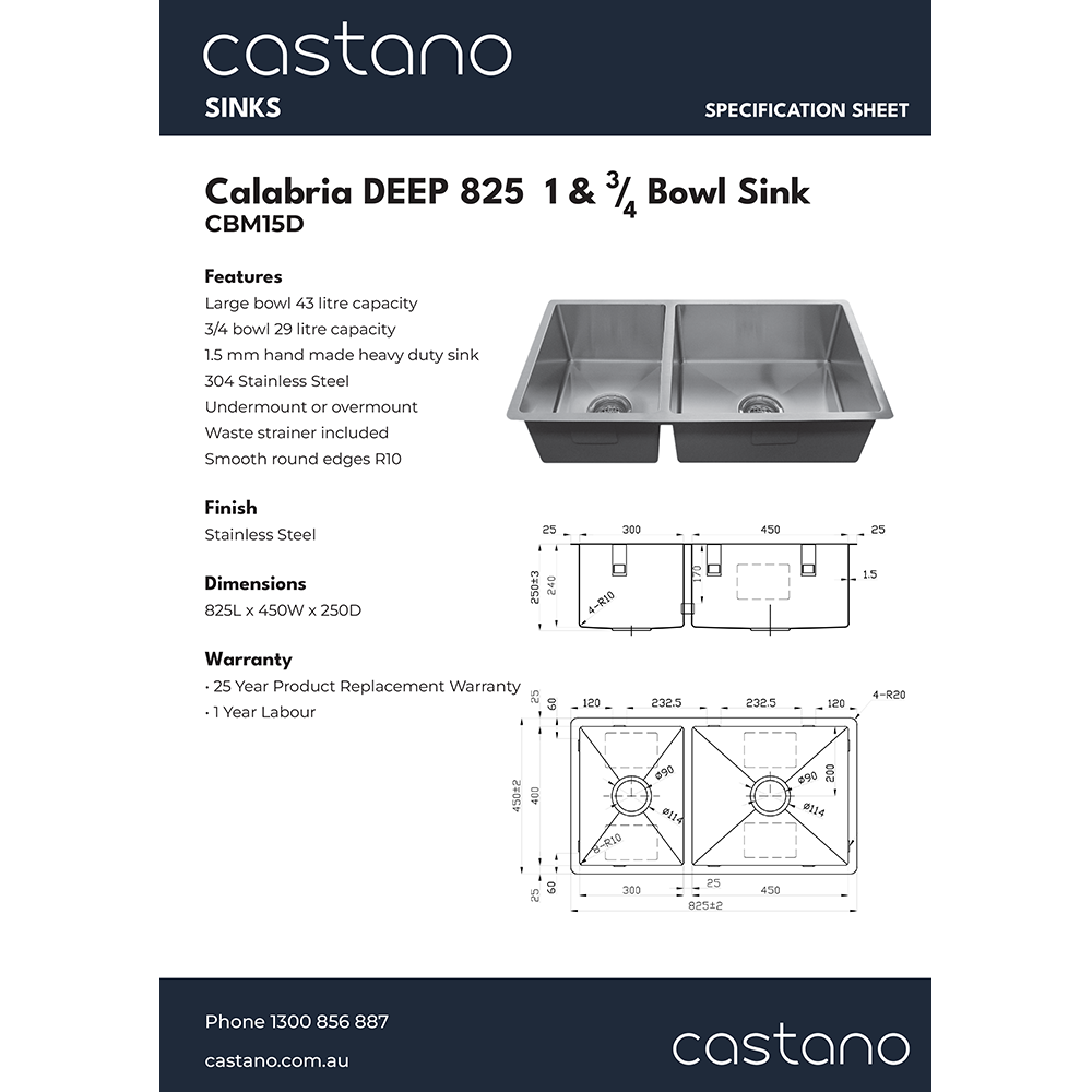 CBM15D Deep Calabria 825 1 & 3.4 Bowl Sink.png