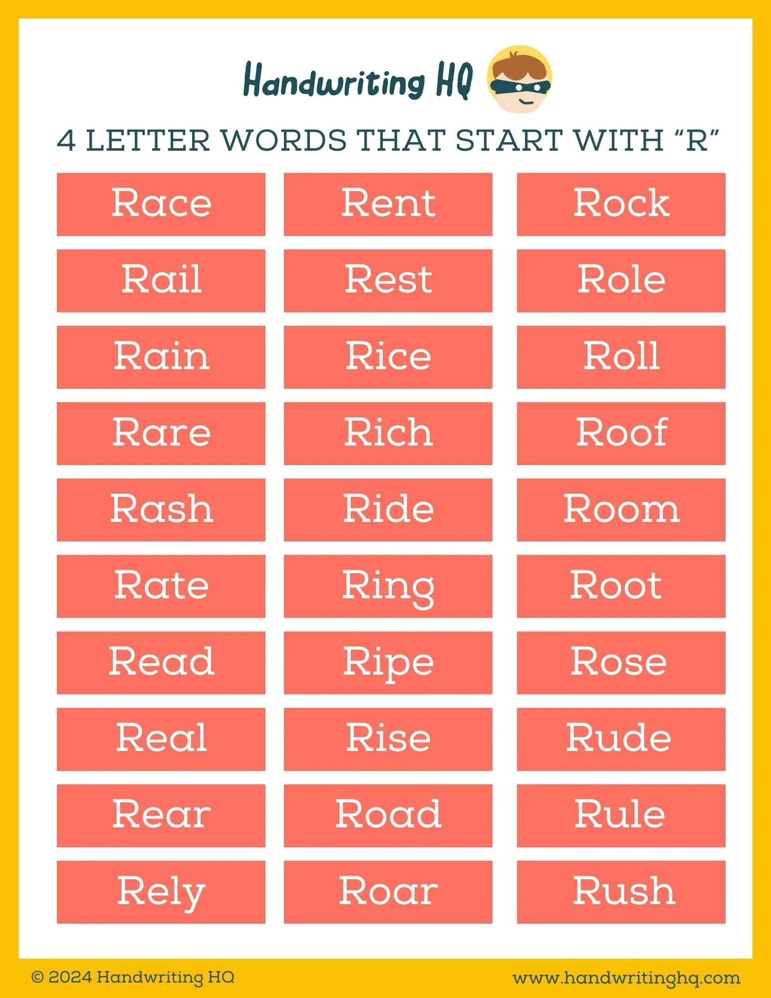 Rare 4 Letter Words That Start With R Free List Handwriting HQ rare-4-letter-words-that-start-with-r-free-list-handwriting-hq