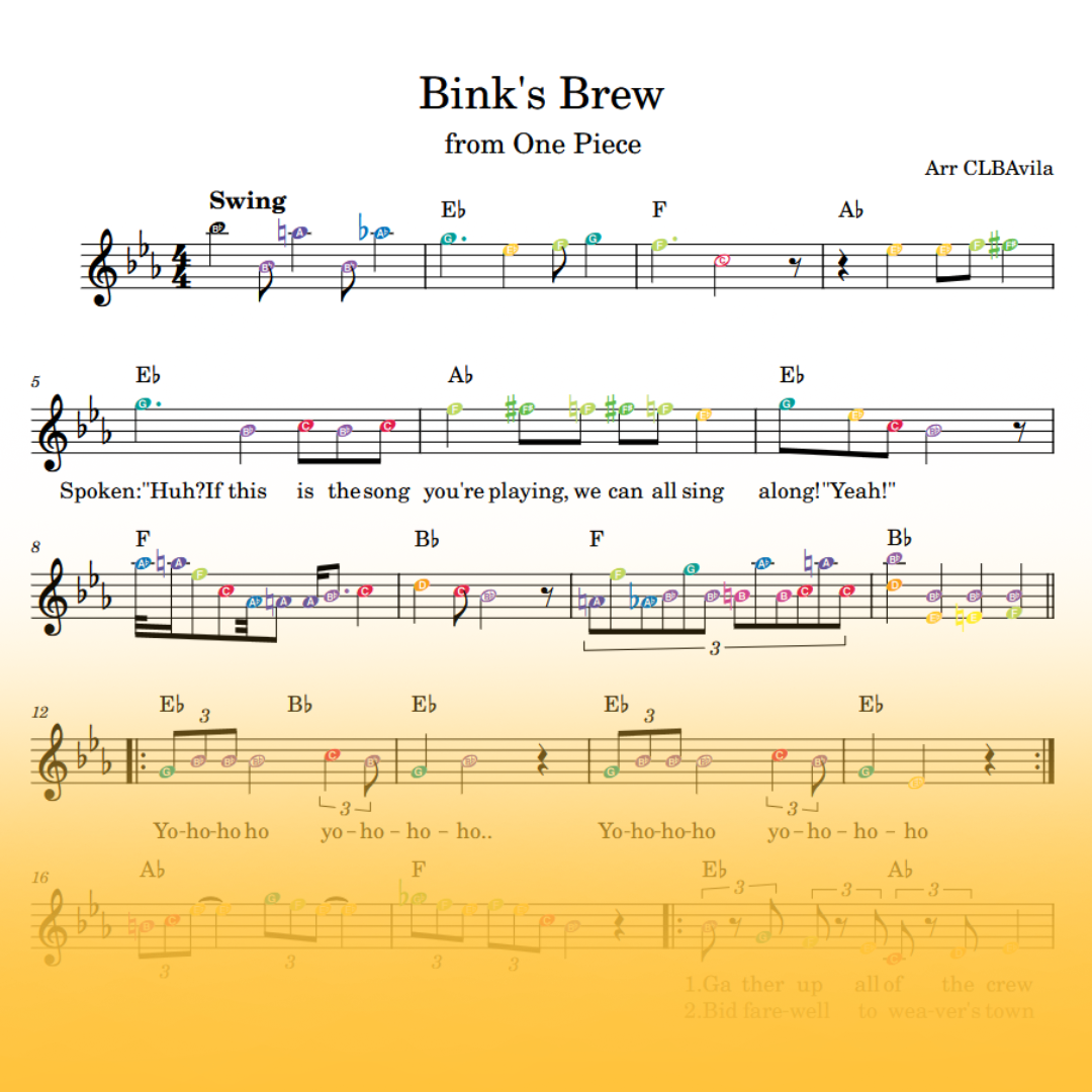 Binks Brew from Once Piece complete melody and chords.png