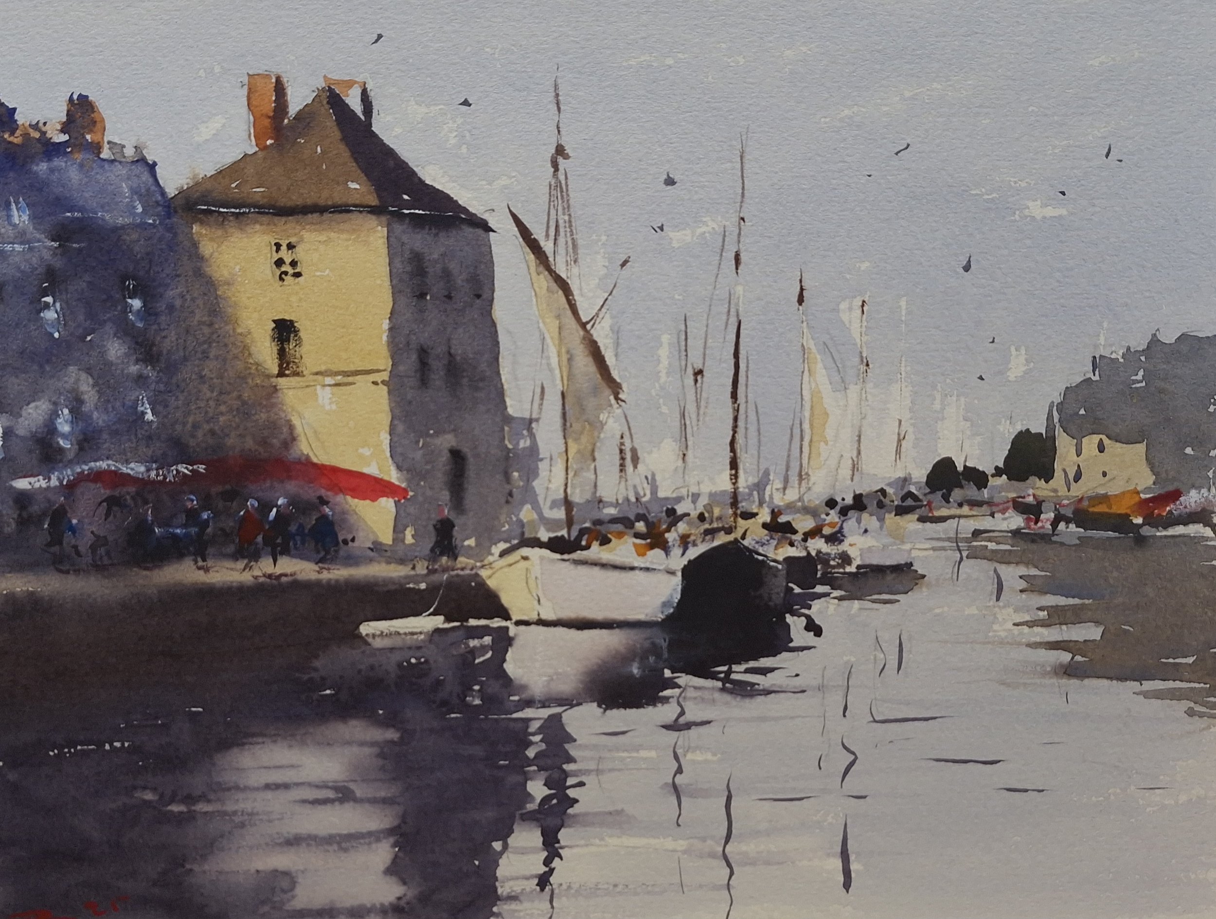 'Morning Light On The Harbour' - Small