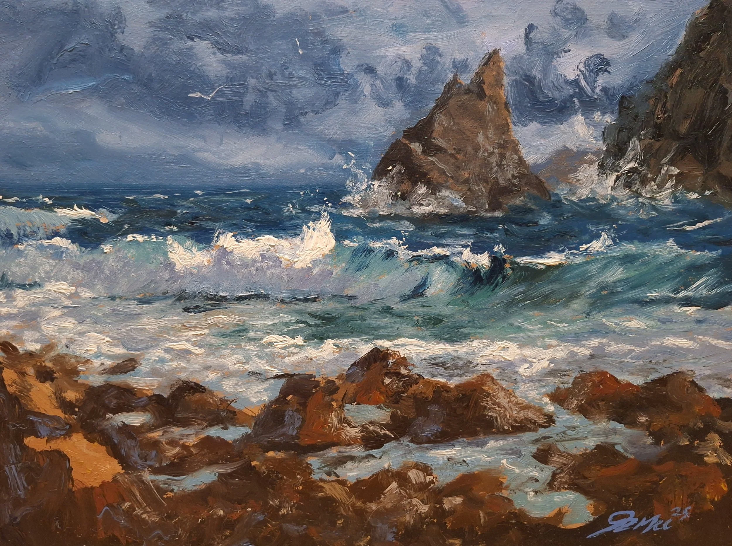 'Where Waves Break Wild And Free'