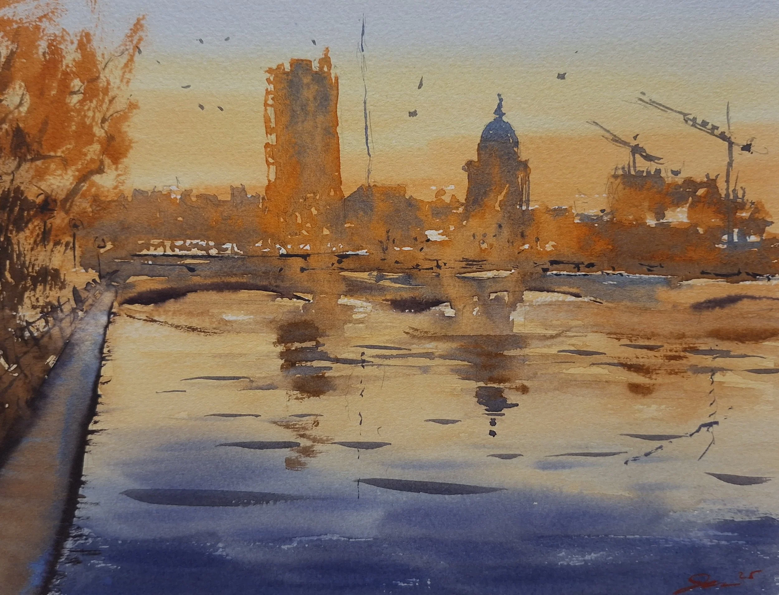 'Apricot Afterglow' - Small