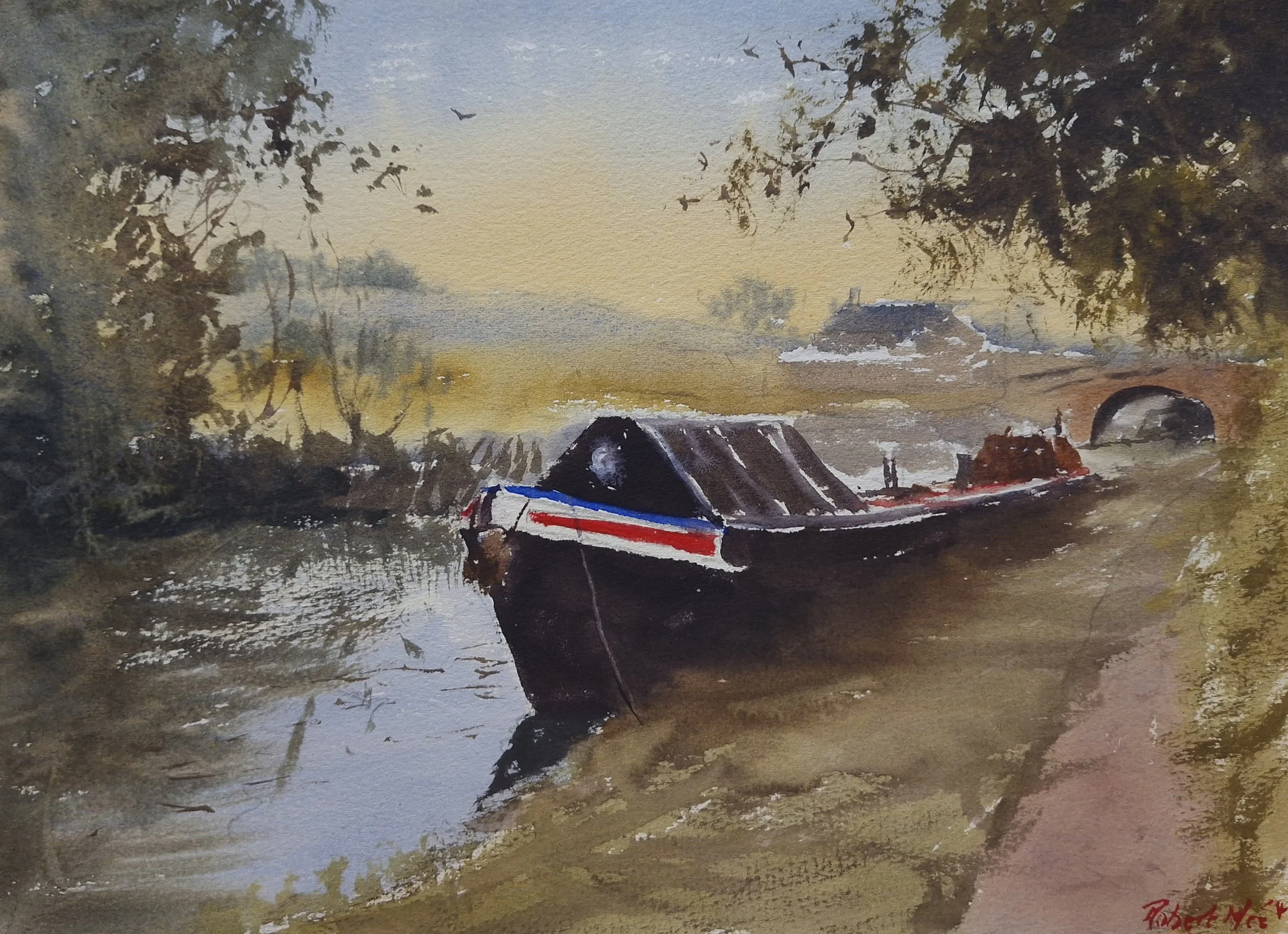 'Quiet At The Canal Bridge'