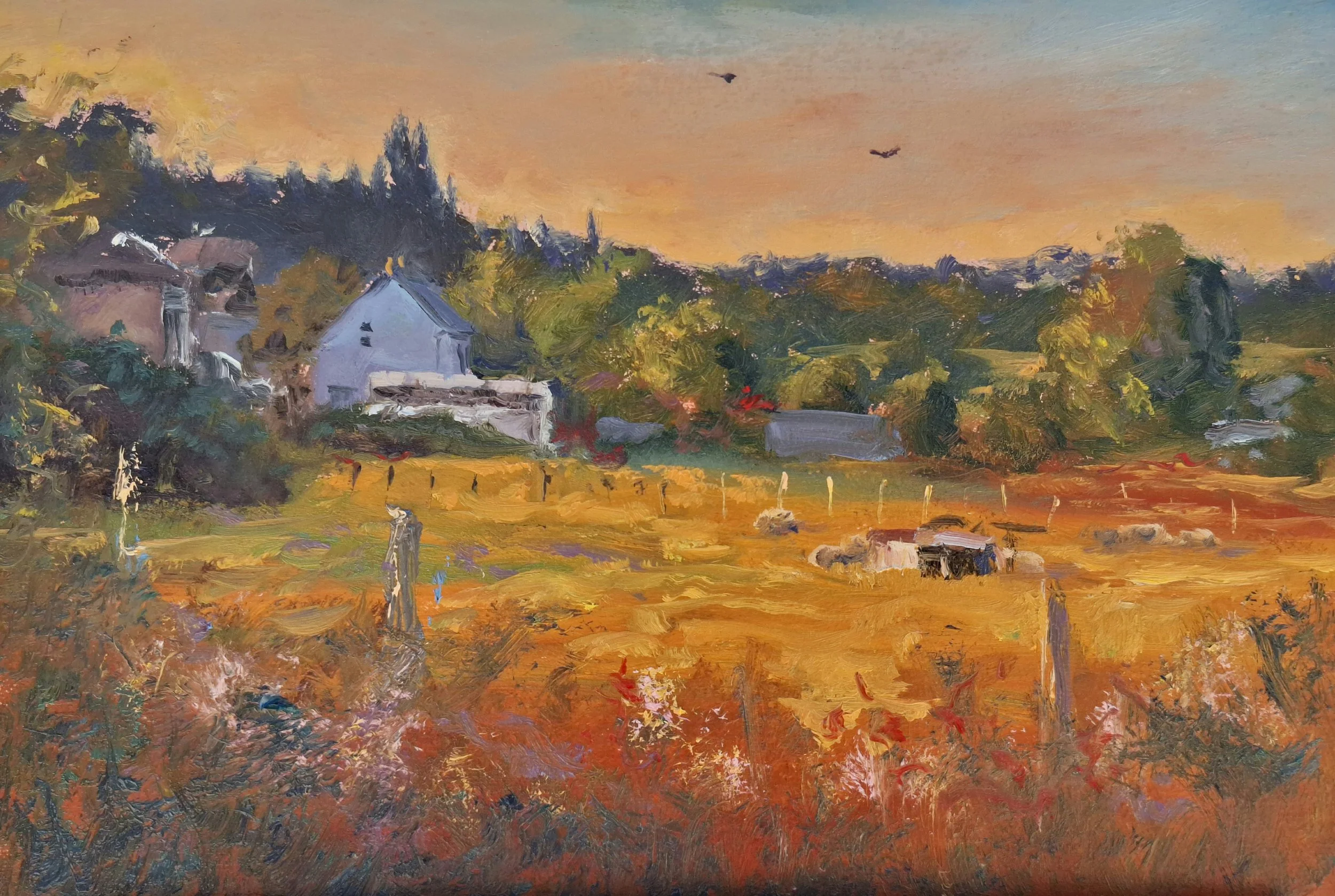 Painting the light from the photo not details