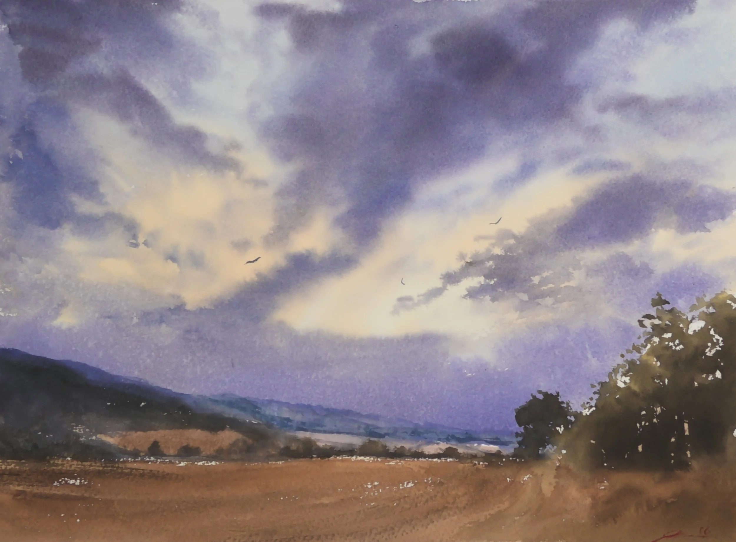 A Lesson in Watercolor Bravery