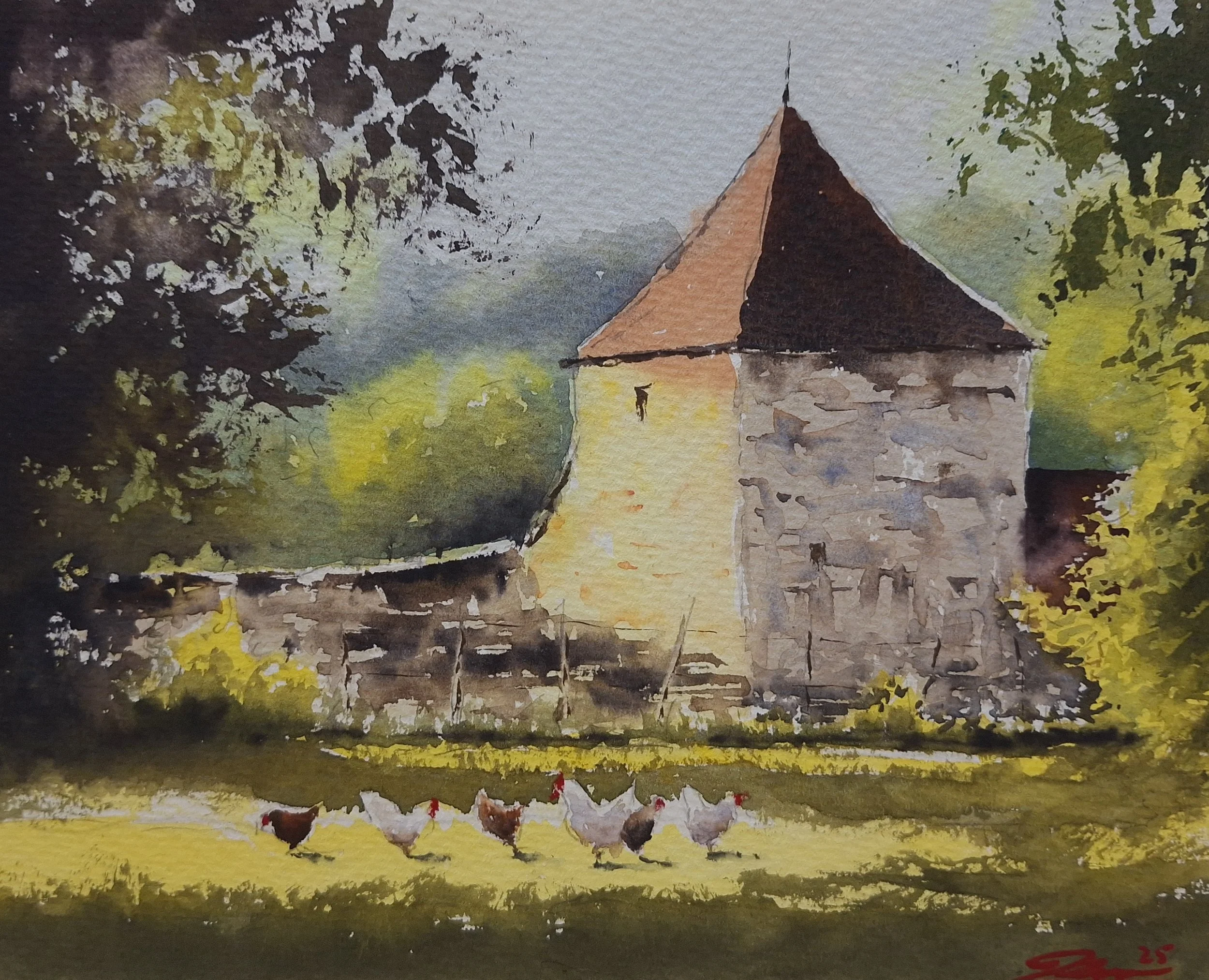 'Golden Afternoon' - Extra Small