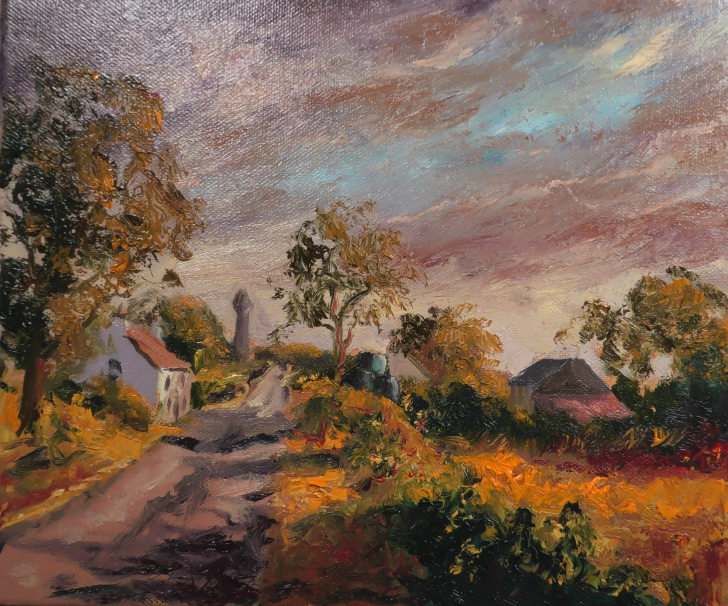 French Golden hour Landscape