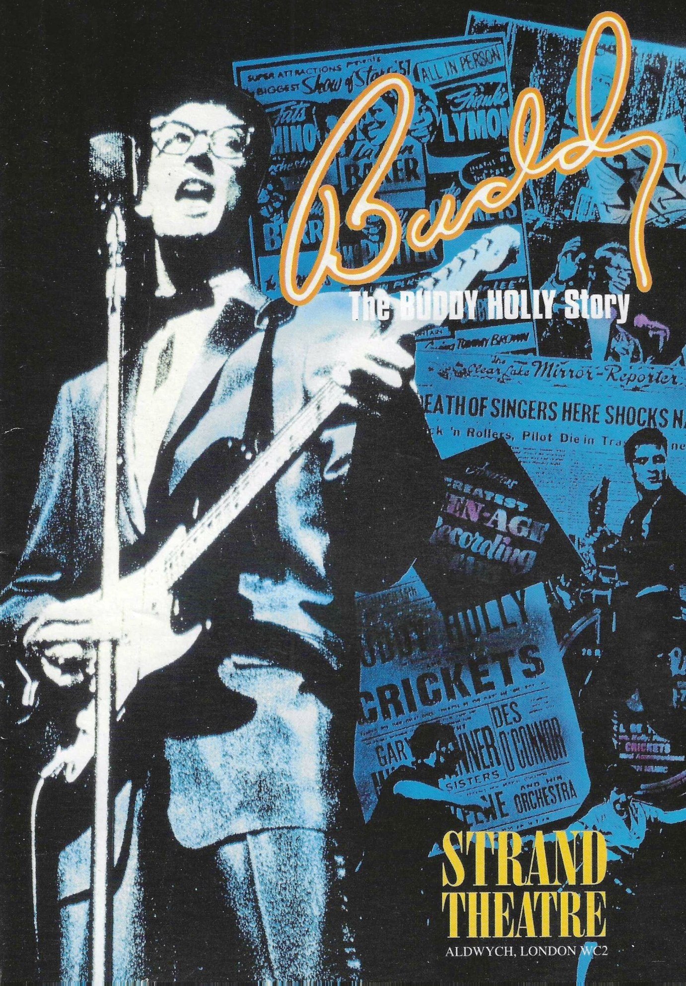 BUDDY - The Buddy Holly Story - 1995 - STRAND THEATRE - CRAIG URBANI - NEIL NICHOLAS - THEO MASSOS - JAMES EARL ADAIR