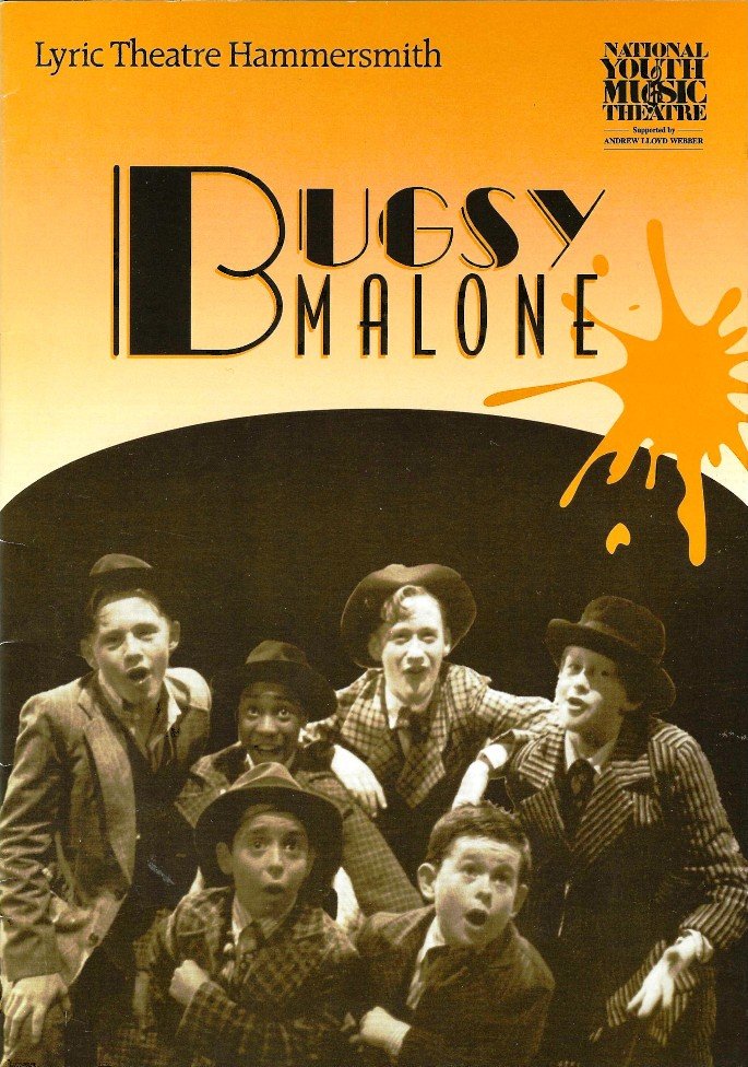 BUGSY MALONE - 1997 - LYRIC HAMMERSMITH - SHERIDAN SMITH - MICHAEL JIBSON