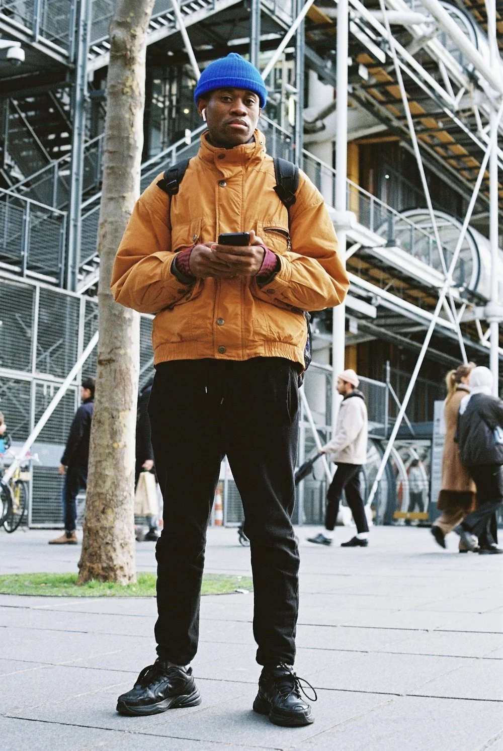 Photographie le dodger photographe photos paris Photo black & yellow beaubourg.JPG