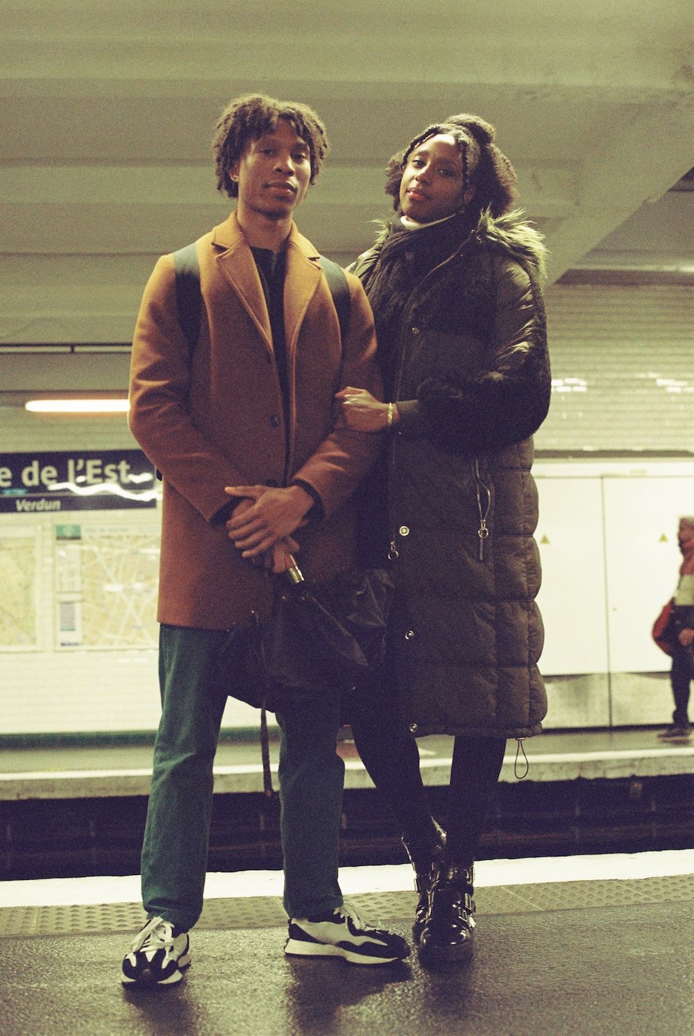 Photographie le dodger photographe photos paris Photo métro paris couple black.JPG
