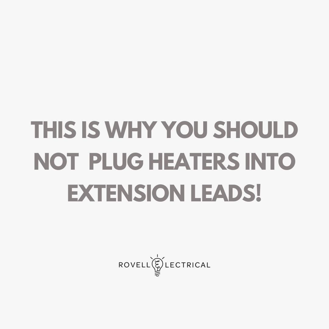 Swipe to see why you should NOT plug a heater into an extension lead... Steer clear of plugging heaters into extension leads to mitigate the risks of overloads, potential fire hazards 🔥

Opt for direct wall outlets instead  and in cases where you NE