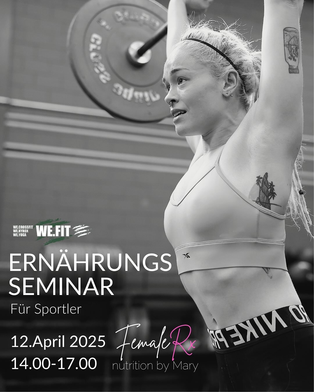 Du trainierst hart – aber die Fortschritte bleiben aus?
Das Körperfett will einfach nicht runter und mehr Muskeln wären auch nicht schlecht? 💪🏻
Dann bist du bei mir genau richtig!
Am Samstag, 12. April halte ich bei We.Fit Wä