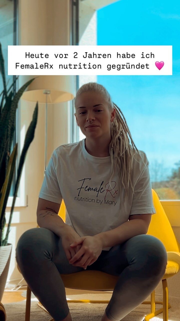 🩷 2 Jahre FemaleRx nutrition 🩷
Und es wird von Jahr zu Jahr besser.. ✨
Ein fettes Dankeschön geht raus an alle, die mich auf diesem Weg unterstützen und an die tollen Ladies die bei mir im Coaching sind. 🦋
Ich durfte im letzten Jahr