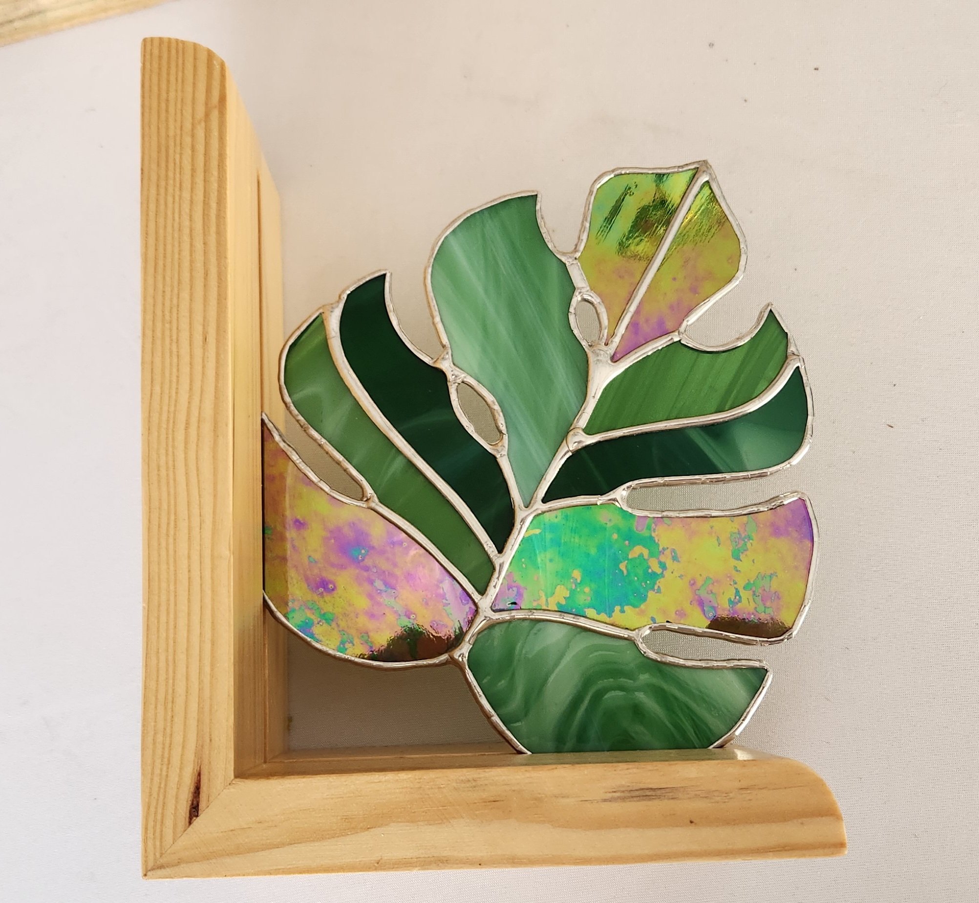 Monstera Leaves Bookends