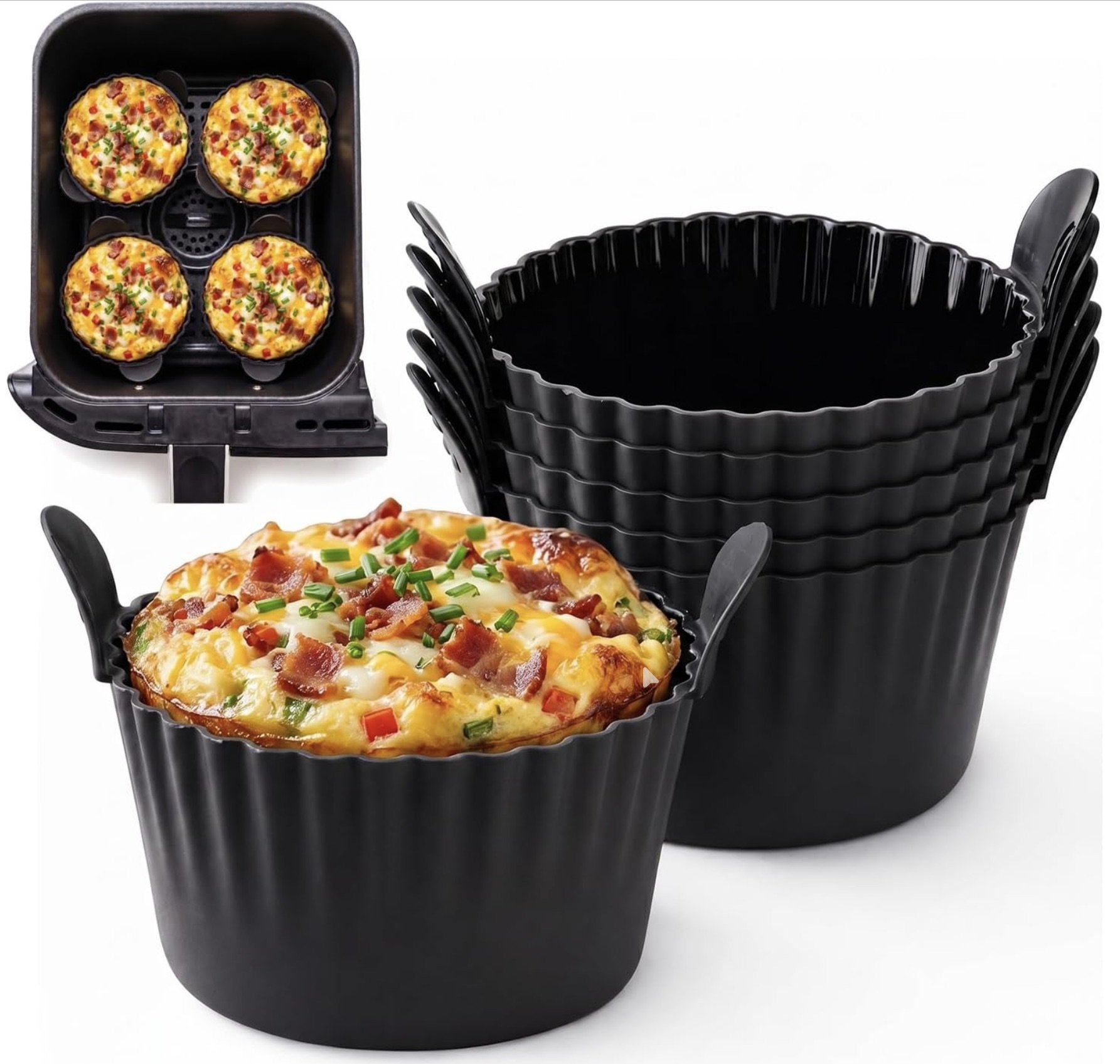 Air Fryer Silicone Muffin Moulds