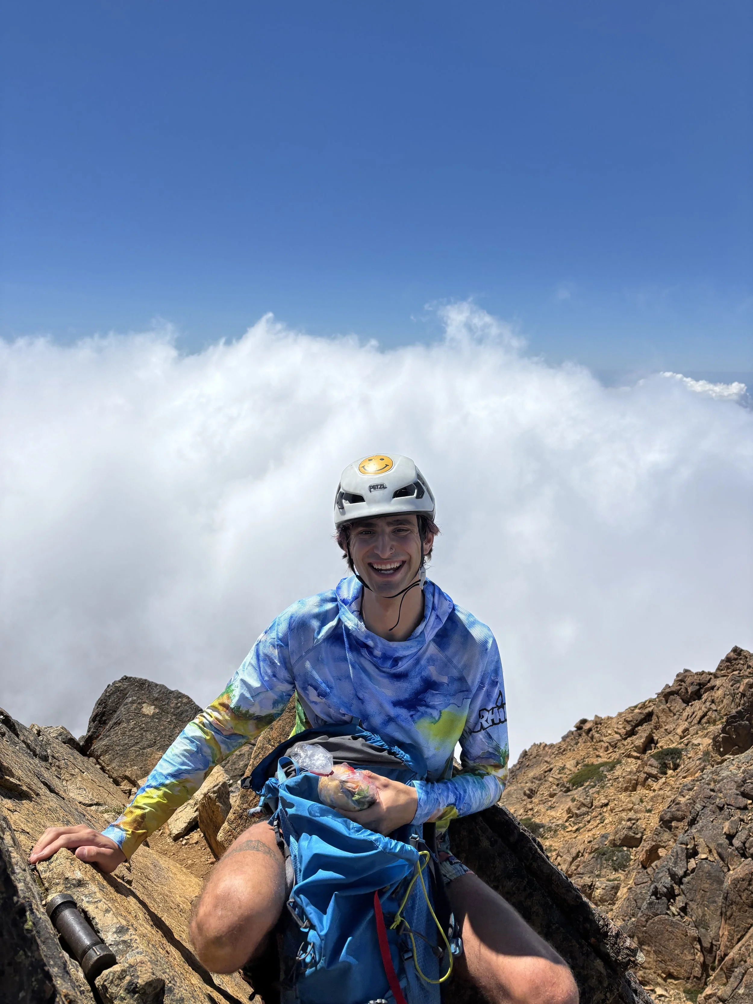 Josh at the summit of North Twin, WA.