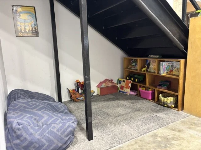kid corner with toys