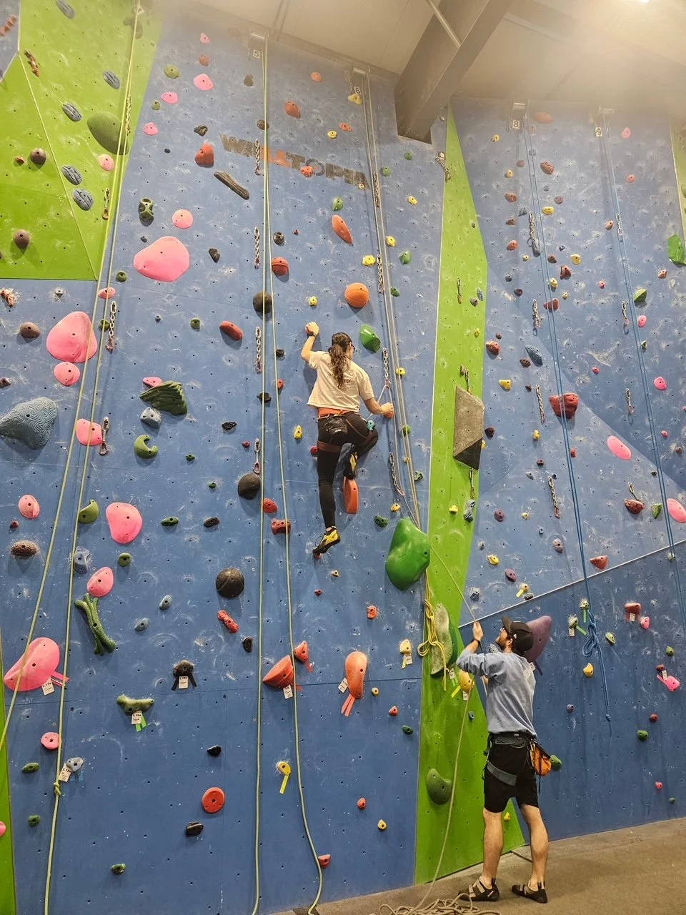 lead climbing