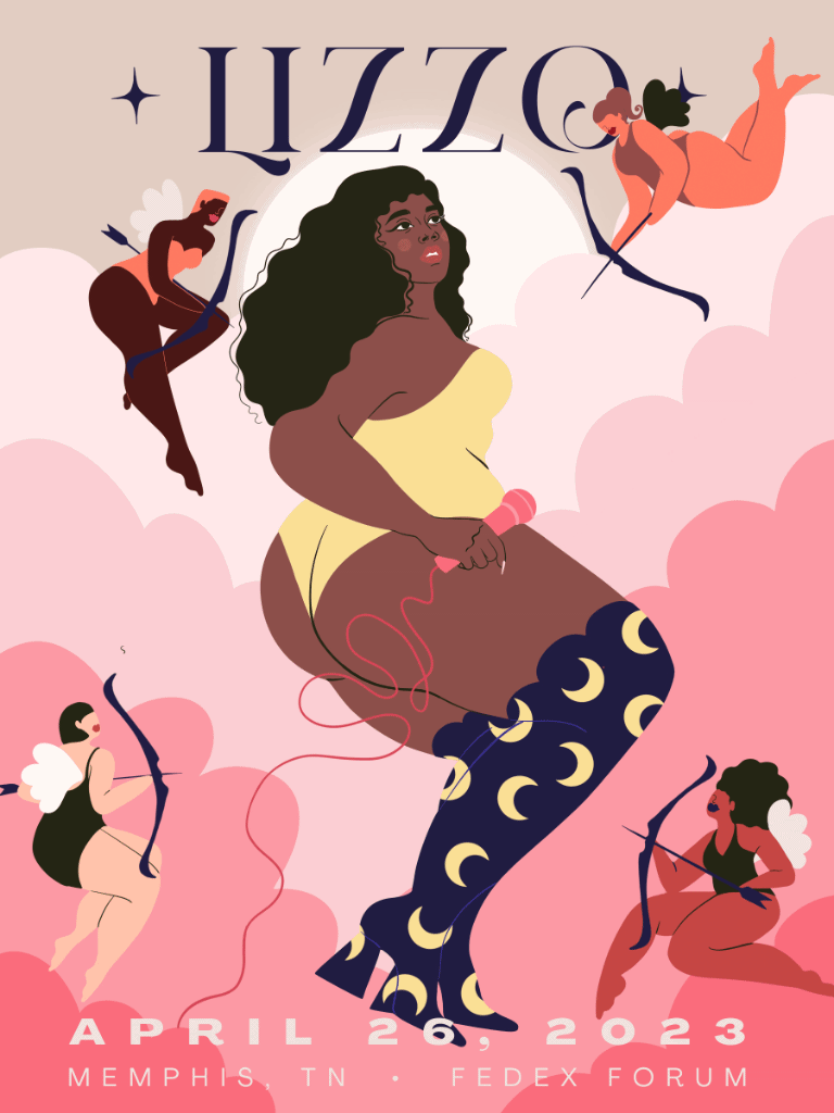 animation MLLE BELAMOUR x Lizzo beating