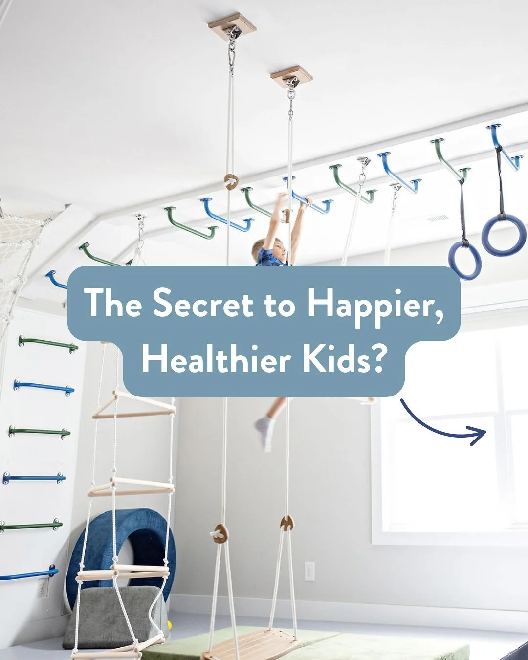 Why Gross Motor Playrooms are the secret to happier, healthier kids ➡️

Our custom playrooms are so much more than FUN (&hellip;though there&rsquo;s plenty of that!) 

Here are a few of the many BENEFITS of having an active playroom at home:
&bull; B