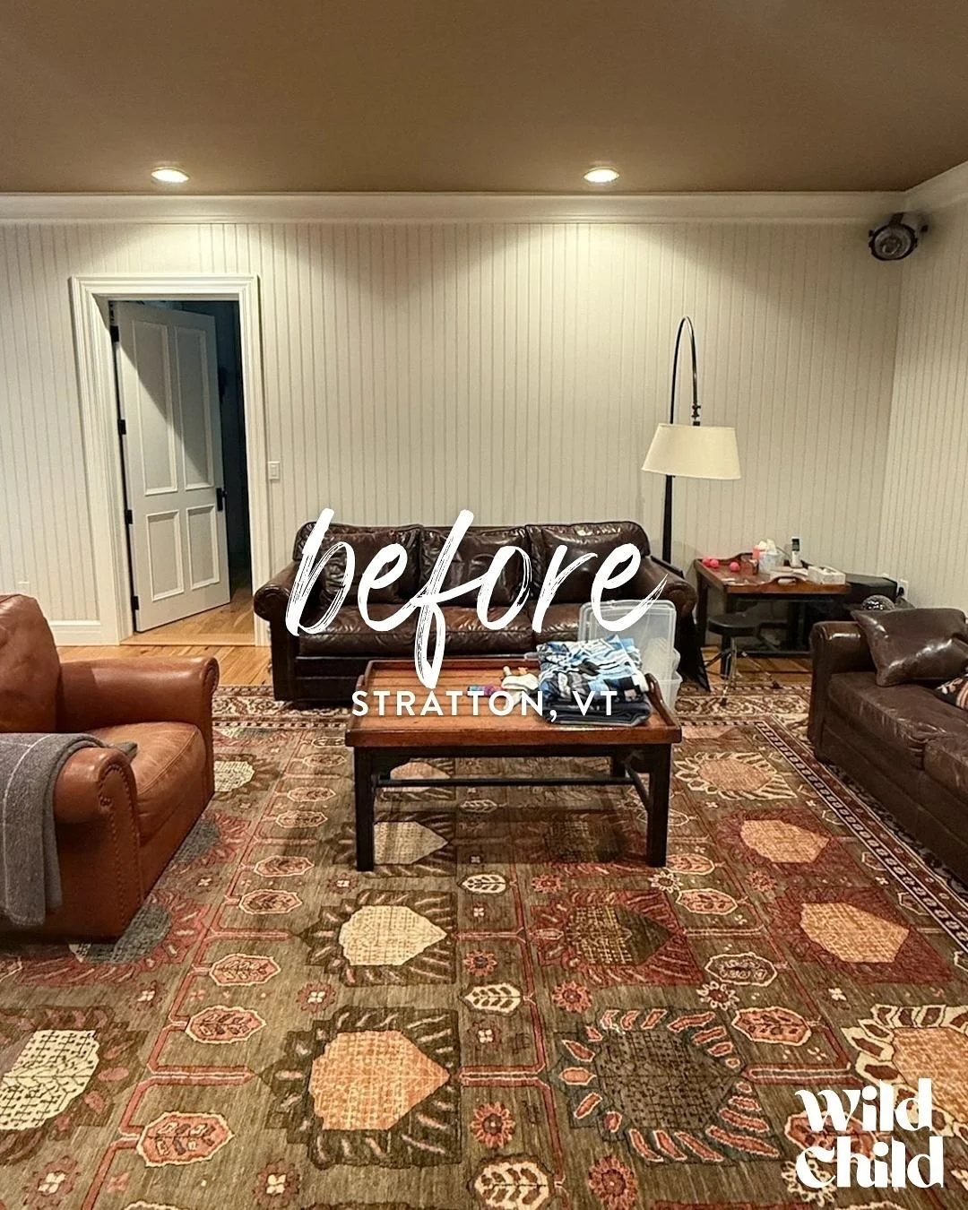 A transformation for the ages! 🤯 

We pulled out all the stops for this basement playroom in Vermont, where there are often upwards of 6 kids in the mix at a time. The room has historically hosted many karaoke nights, so we had to incorporate some d
