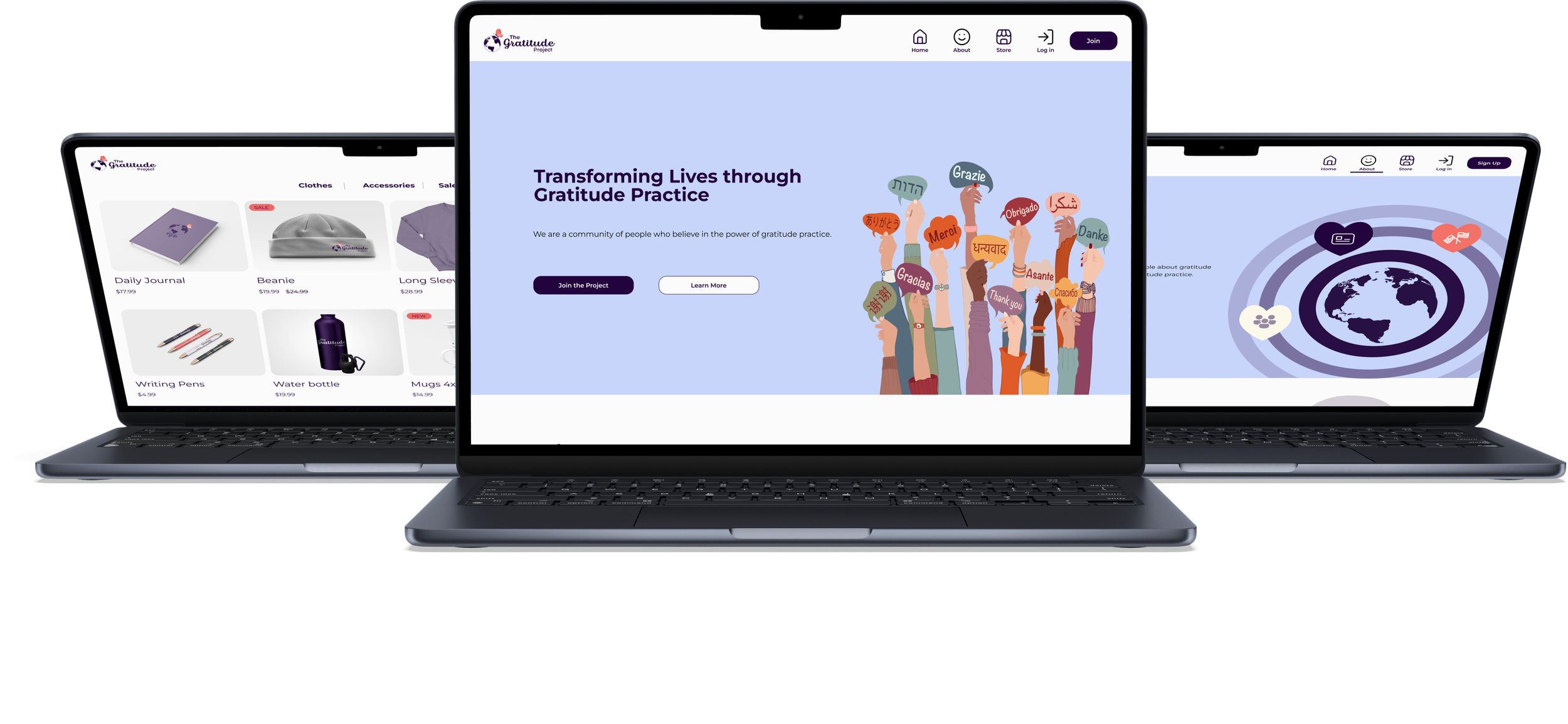 The website contains a store, enabling the group to raise funding while also addressing users' preference for handwriting gratitude, according to the research.