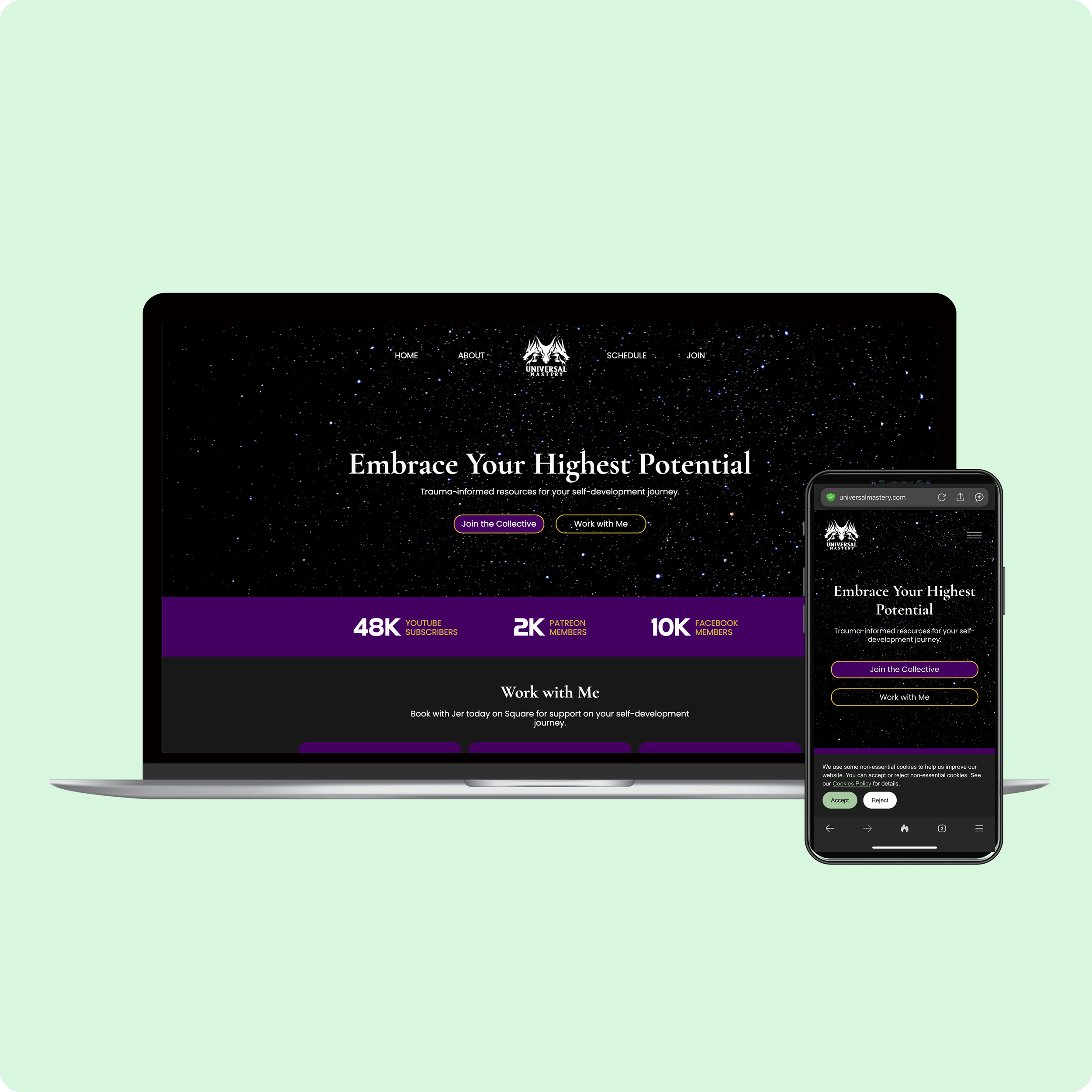 Brand Identity Shift & Custom Website