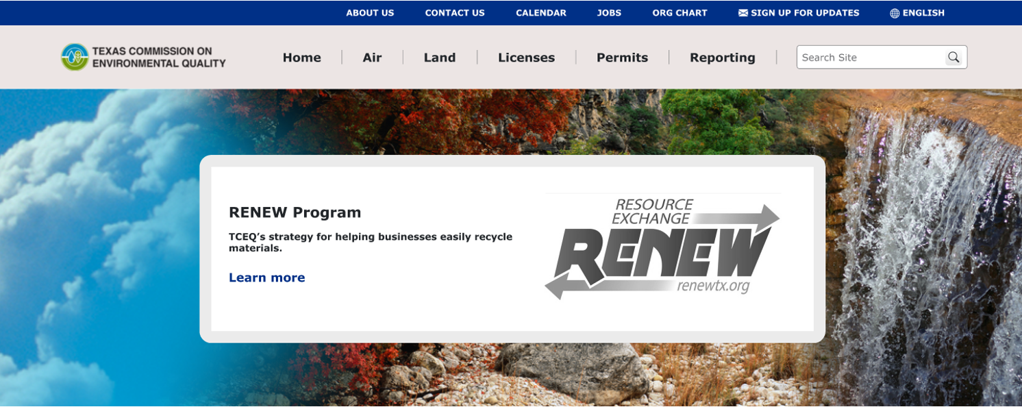 This option features an agency announcement or achievement.