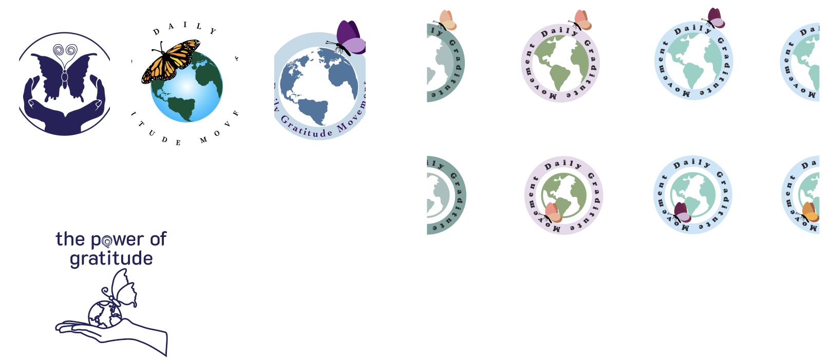 Early logo iterations