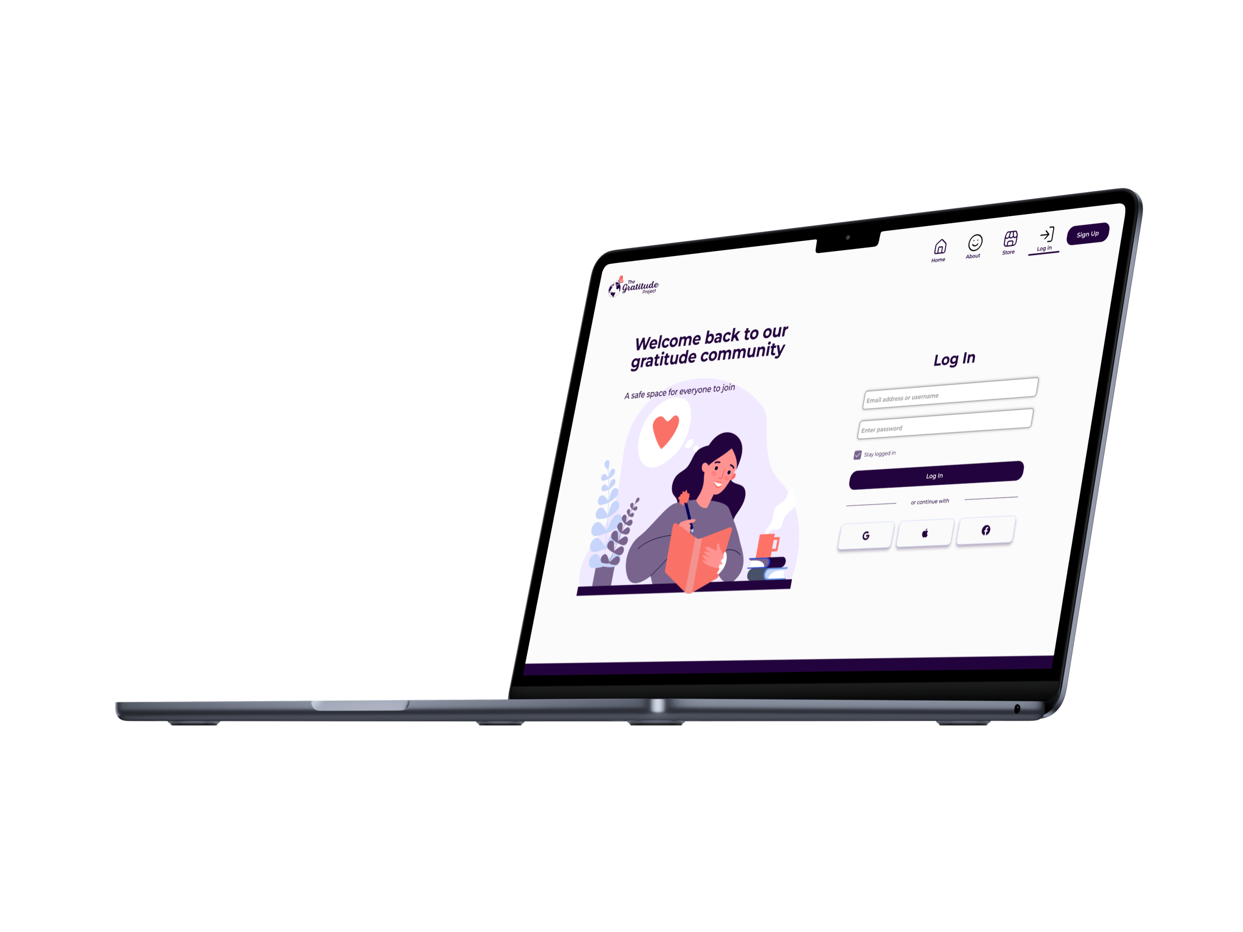 Flexible log-in options for users.