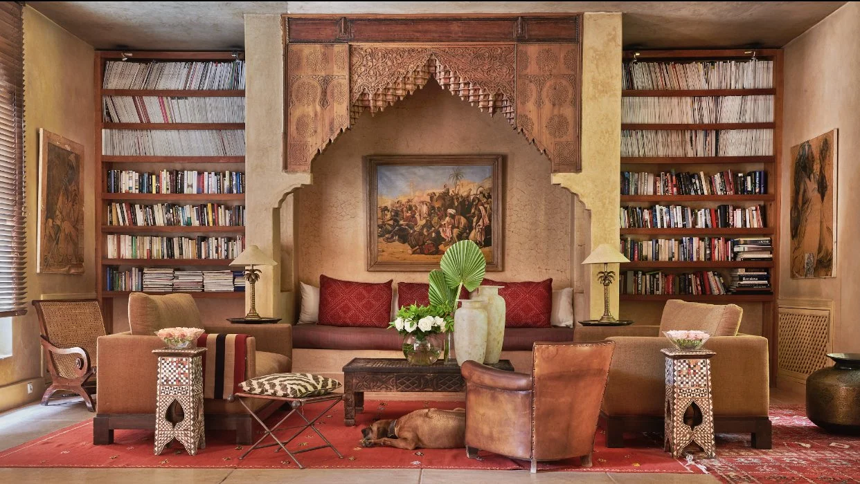 Living Space with Dog