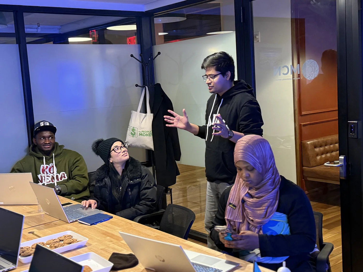 MCN Community Resource Room — conference and computer room