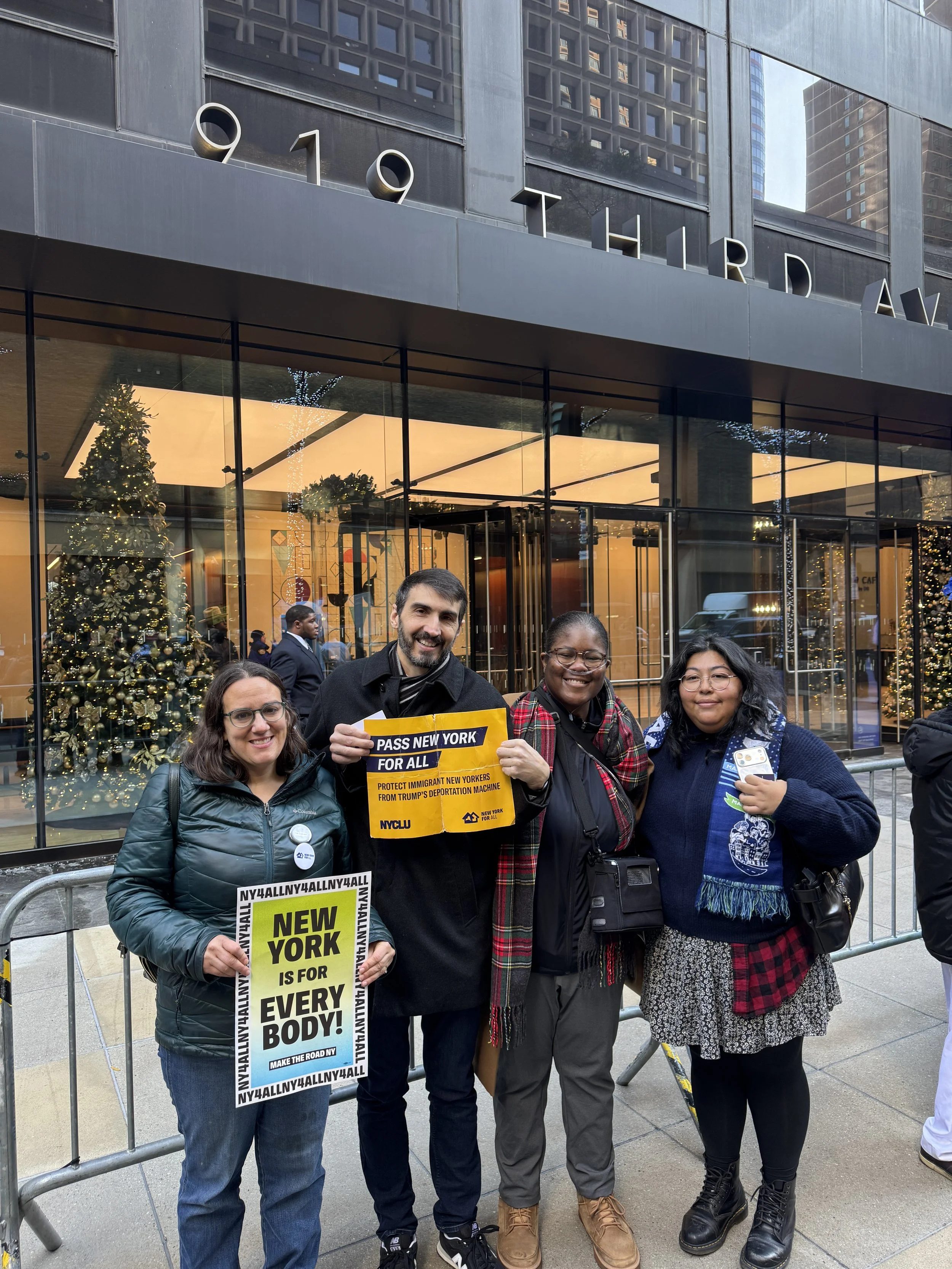 New York for All Coalition Rally