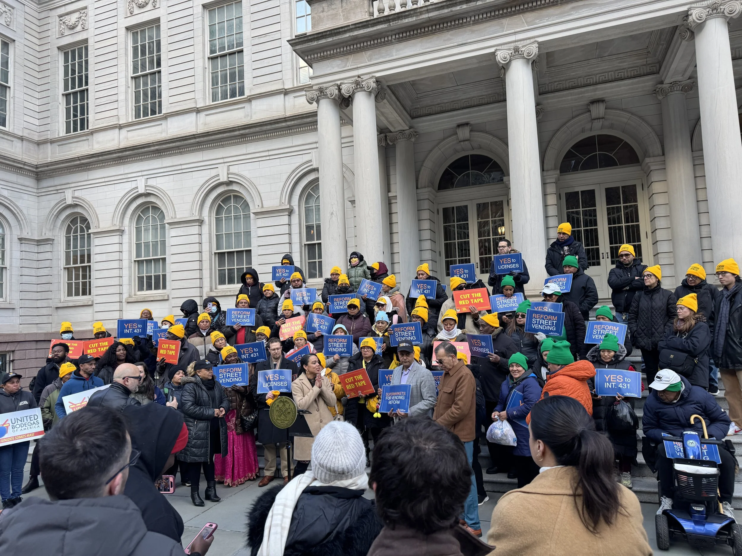 Street Vendor Justice Rally