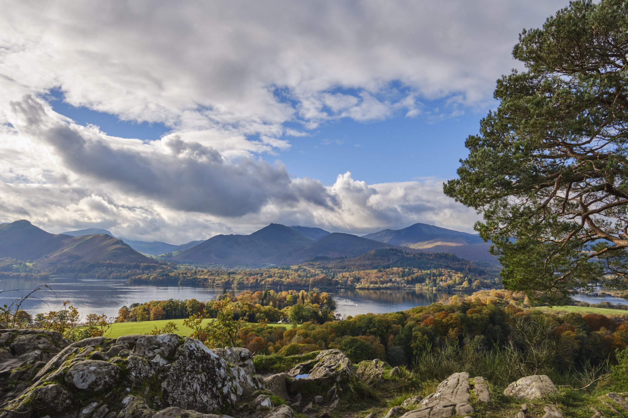 Castlehead View - The view across Derwent Water from the wonderful vantage point of Castlehead. Do read my blog of my day's photography at this location.