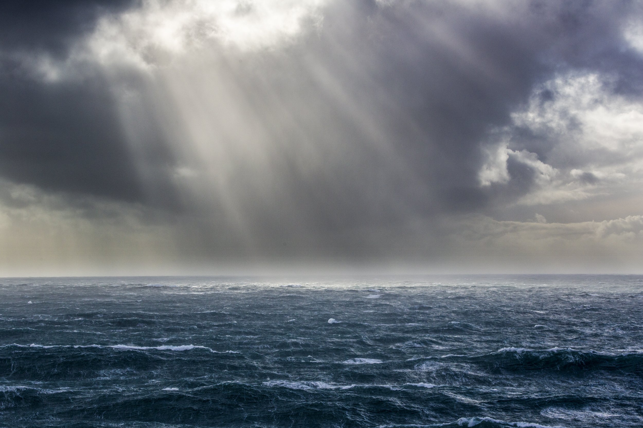 Stormy Seas - Stormy seas off the north coast of Cornwall. I spent the entire day photographing one of the UK storms - Freya - handholding a 100-400mm telephoto lens on top of the cliffs in winds of 60+ miles an hour. It was quite an experience and