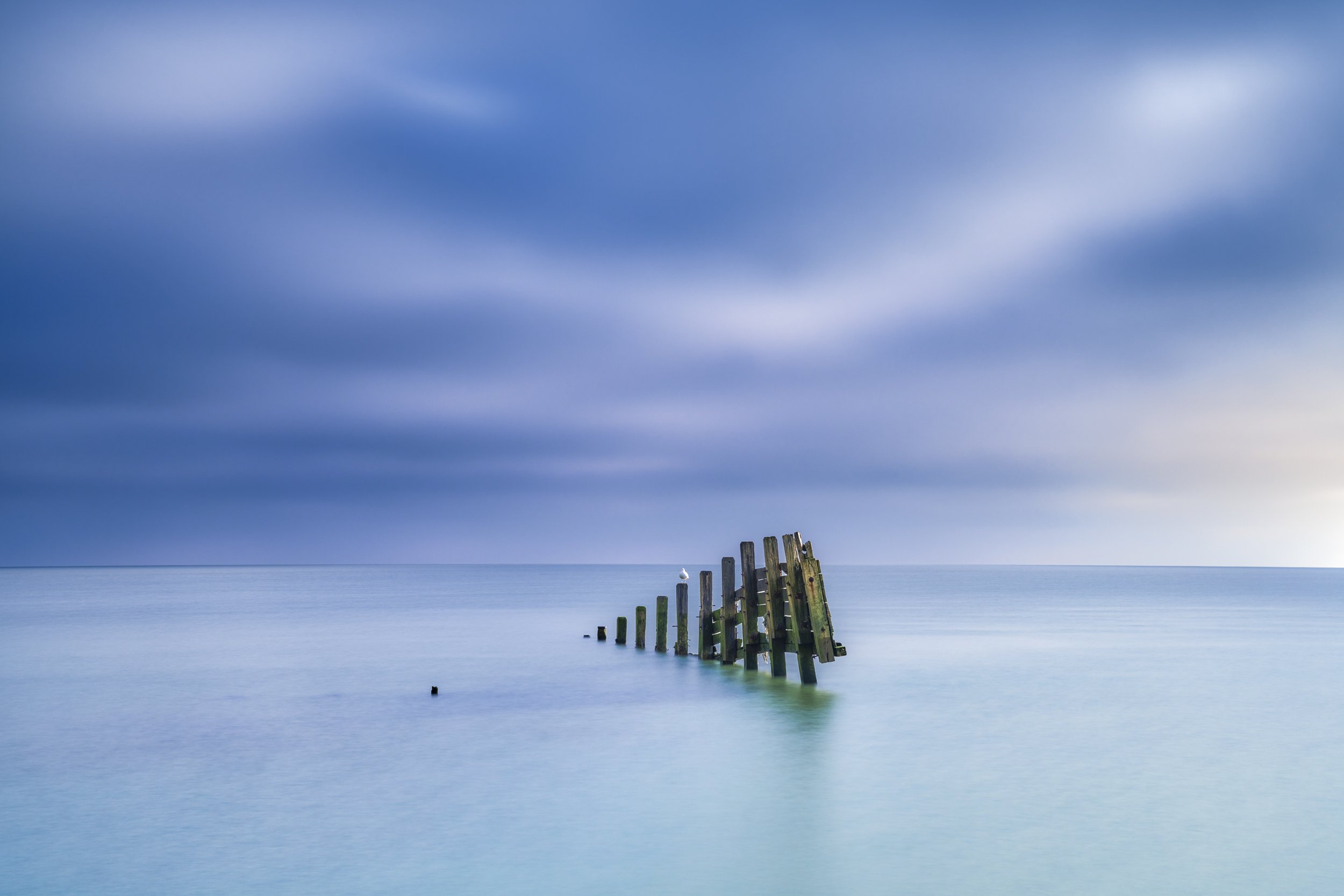 Into the Blue (3) - I just love this fabulous, isolated sea defence at Climping Beach, West Sussex. I am sure you will have noticed it pops up in a few images in this gallery in different lighting conditions and with different compositions.