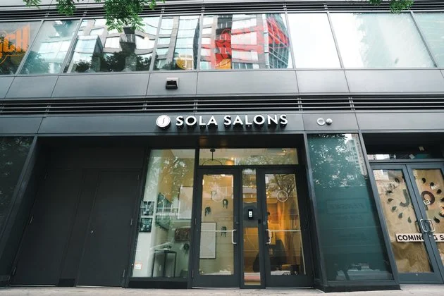 Entrance of Sola Salon - Bushwick