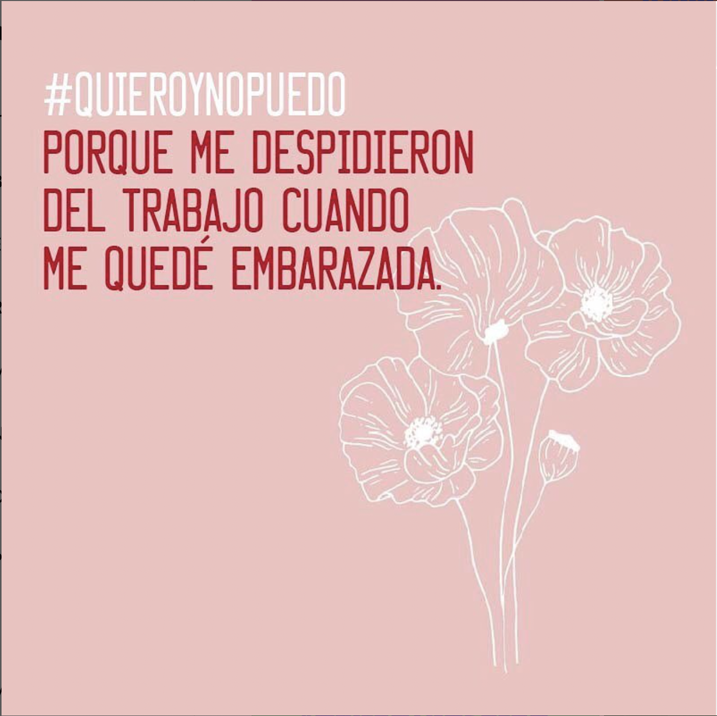 Testimonios de la campaña Quiero y no puedo 8