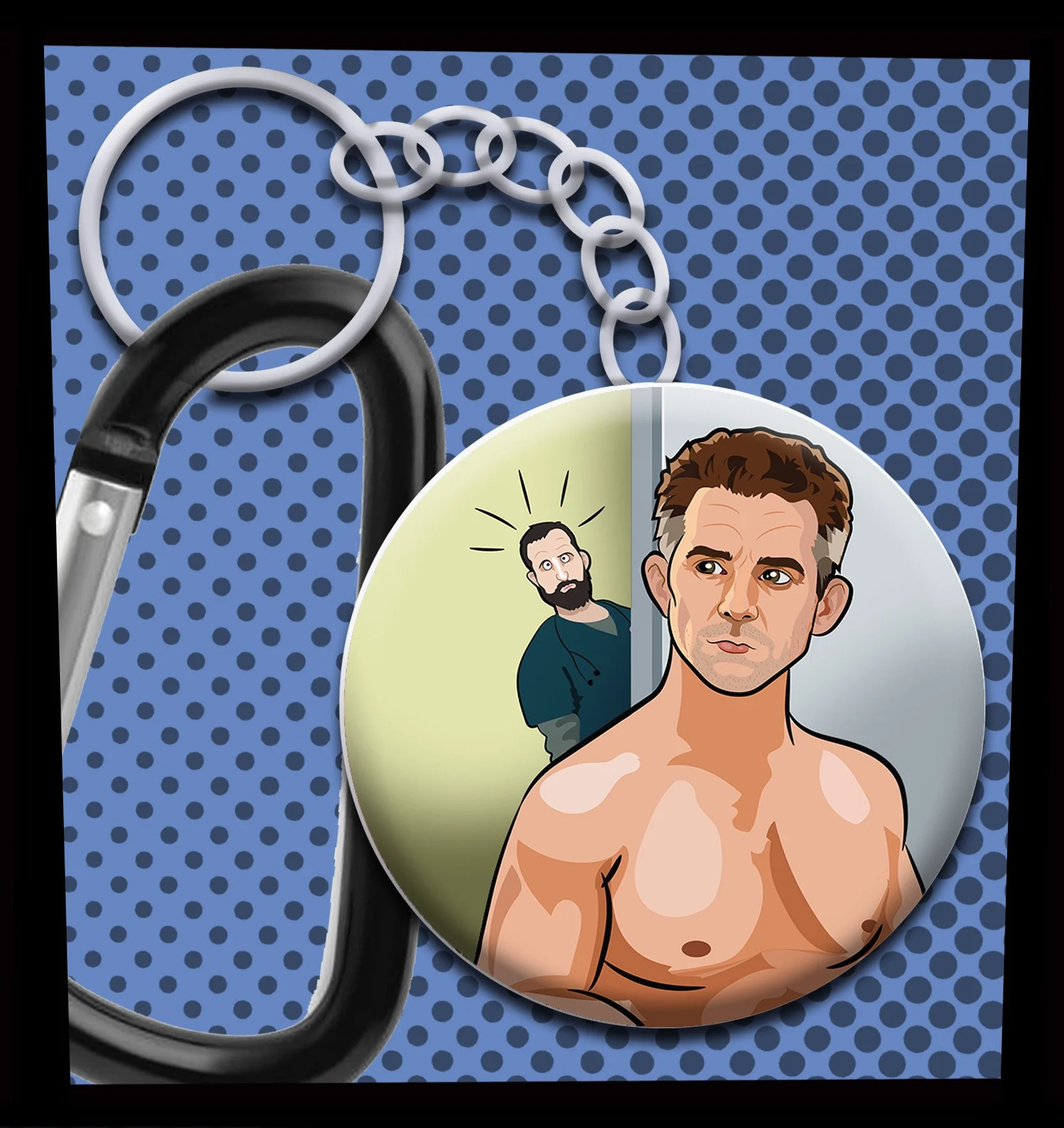 NIGHT SHIFT KEYCHAIN